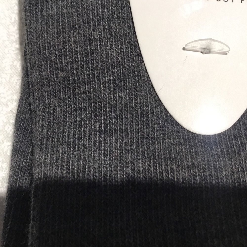 SALE. BUT 5/$10 and save. NWT Girls Knee Socks Size 6 Grey - Picture 3 of 5